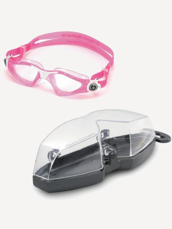 Очки для плавания Kayenne Junior (прозрачные линзы; pink/white)